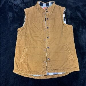 UNIONBAY Brown Quilted Vest